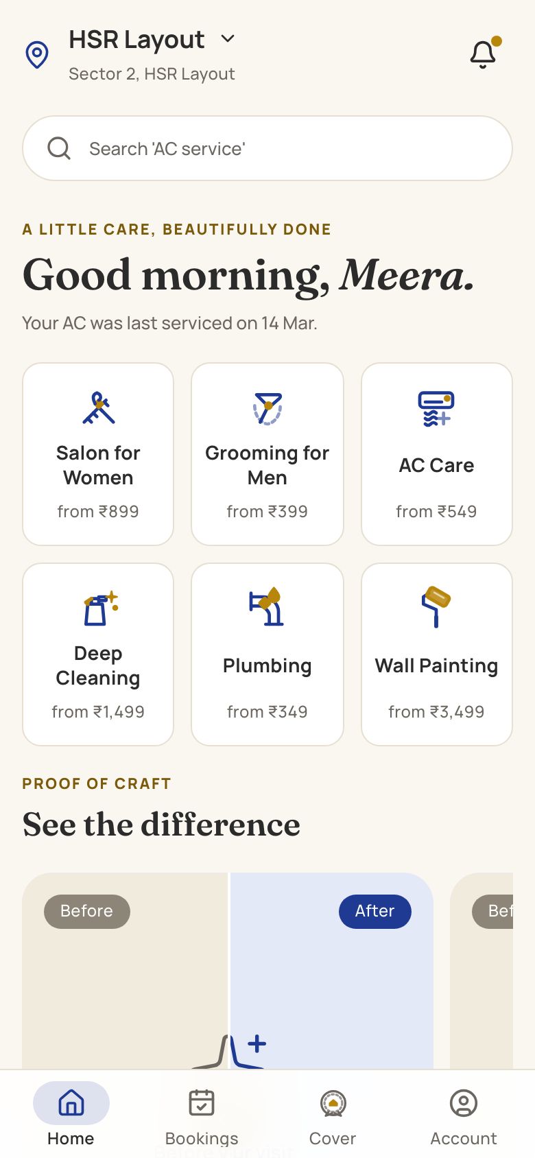 Homecraft on-demand home repairs and maintenance